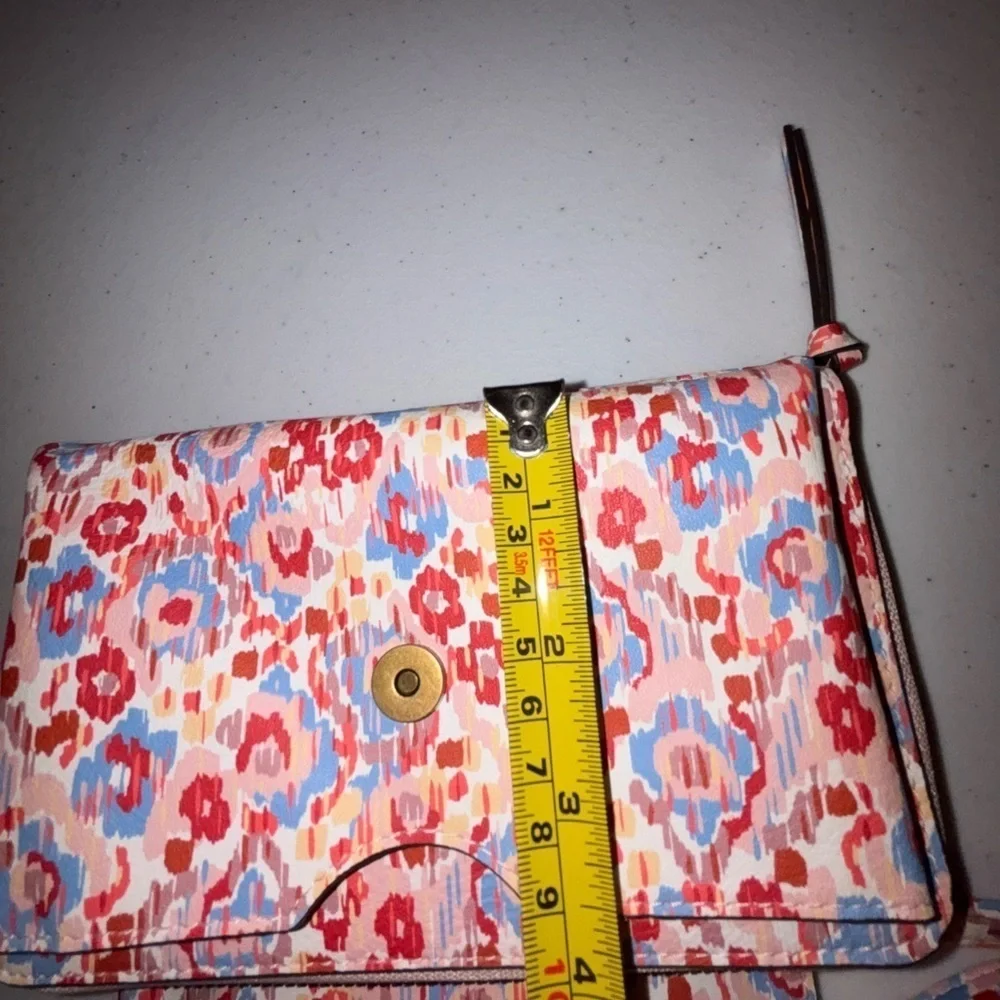 Sonoma Red and Blue Floral Clutch